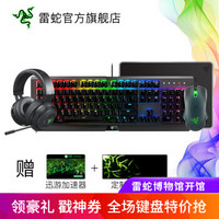 雷蛇（RAZER） 雷蛇北海巨妖锐蝮蛇黑寡妇蜘蛛游戏套装 水银枪灰（有线7.1V2毒刺火蚁） 枪灰-四件套