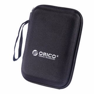 奥睿科（ORICO） 移动硬盘包2.5寸耳机收纳包数据线电源线充电宝充电器便携多功能数码包保护套 短款不带夹层 黑色