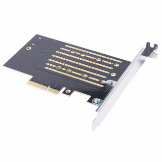 奥睿科（ORICO）M.2 NVME/SATA转接卡转PCI-E3.0X4X16扩展卡SSD固态硬盘 PDM2-SATA/NVME双协议