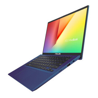 华硕（ASUS）顽石锋锐版V4000 14英寸三面窄边框轻薄笔记本电脑 极光蓝 i5-8265U/4G/256G固态/MX230