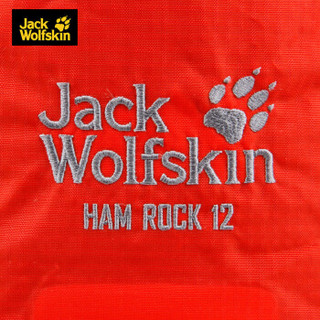 Jack Wolfskin/狼爪男女中性包户外登山日常12L双肩背包2002343 2002343-2681/红色 FREE