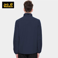 Jack Wolfskin/狼爪男装秋冬新品软壳夹克户外防风弹性舒适夹克外套1305471 1305471-1010/宝蓝色 XL 185/104A