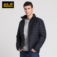 Jack Wolfskin/狼爪男装秋冬新款户外运动保暖750蓬白鹅绒羽绒服外套5009552 5009552-6000/黑色(人道羽绒) S  170/92A