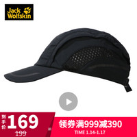 狼爪 2019新款男女通用夏款户外遮阳帽运动鸭舌帽棒球帽1907511 1907511-6000/黑色 L