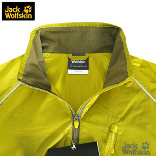 jackWolfskin 狼爪男款 春夏新款户外新款运动休闲防风皮肤衣5008341 5008321-4240/亚码芥末绿 M