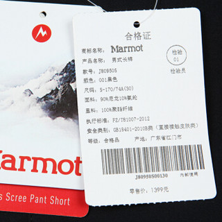 土拨鼠（Marmot） 秋冬户外男保暖防风超轻透气运动M3软壳裤 黑色001 30（欧码偏大）