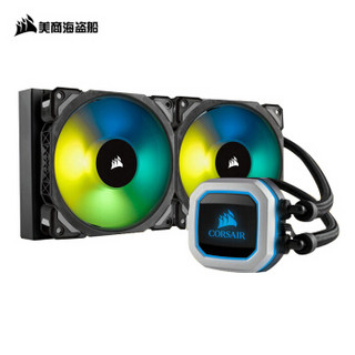 USCORSAIR 美商海盗船 H115i PRO+ML140 PRO RGB 一体式水冷散热器 280冷排