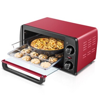 康佳（KONKA） 电烤箱12L家用多功能迷你小烤箱（带烘焙工具）KAO-1208(Z)