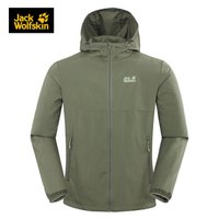 狼爪 JACKWOLFSKIN狼爪男款夏季款户外防风休闲夹克外套5011401 5011401-5033/橄榄绿/欧码 S 170/92A