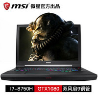 微星（MSI）GT75 8RG-002CN 8代i7游戏本吃鸡本笔记本电脑 16G 1T+512G固态 定制版 1080 8G独显 RGB机械键盘120Hz3ms