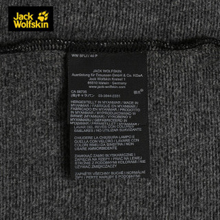 Jack Wolfskin/狼爪男装秋款户外运动套头保暖抓绒衣1701482 1701482-7372/黑色纹 XL 185/104A