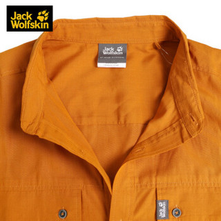 Jack wolfskin/狼爪男士春季户外休闲舒适衬衫上装  1402031 DB 1402031-5038/马可棕 L