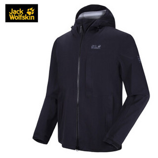 Jack Wolfskin/狼爪男士上装秋冬新品户外防水透气冲锋衣夹克外套5118051 5118051-6000/黑色 XL 185/104A