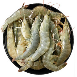 厄瓜多尔原装进口白虾80-90只 2kg/盒