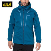 jackWolfskin 狼爪男士18春季新品户外透气防风防泼水软壳冲锋衣1305321 1305321-1121/冰川蓝18新品 S