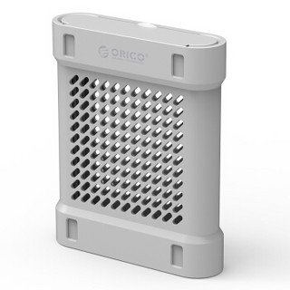 奥睿科（ORICO） PHS-35 3.5英寸移动硬盘包防震包硬盘套硅胶保护套 可堆叠式-灰色