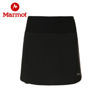 土拨鼠（Marmot） 春夏新款户外女款户外轻量速干短裙裙裤S59750 黑色001 XL（欧码偏大）