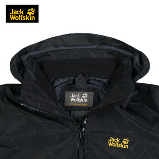 Jack Wolfskin/狼爪男装春季新款户外防水透气冲锋衣外套5118411 DF 5118411-7678/暗灰纹 XL