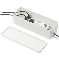 奥睿科（ORICO） 彩色电源插座线收纳盒 充电器集线器整理保护盒  PB3218 白色