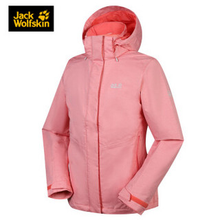 Jack Wolfskin/狼爪女士夹克外套春季新品户外防风防水透气冲锋衣外套5010622 5010622-2086/弗朗粉 M 170/92A