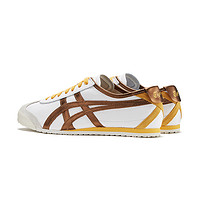 Onitsuka Tiger 鬼塚虎 MEXICO 66系列 Metallic Pack 休闲运动鞋 白色黄色 41.5