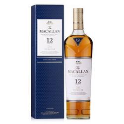 麦卡伦（Macallan）单一麦芽威士忌 斯佩塞 雪莉桶 原瓶进口洋酒 商务宴请 麦卡伦12年蓝钻双桶