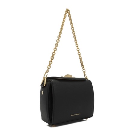 ALEXANDER MCQUEEN BOX 女士箱型单肩斜挎包  Black