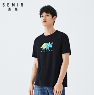 Semir 森马 创意趣味动物印花短袖T恤