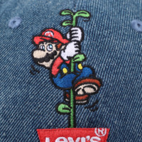 Levi’s 李维斯 X SUPER MARIO联名 38021-0343 男士牛仔棒球帽