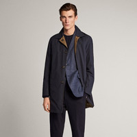 Massimo Dutti 03419229401 双面穿轻质风衣