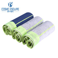 都市锋尚男士内裤3条装无痕舒适平角内裤4K5401灰/灰/蓝 L