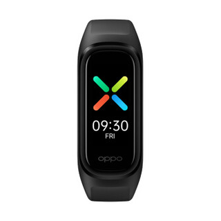 OPPO OB19B1 智能手环 静夜黑 硅胶表带（ECG、血氧、温度计）
