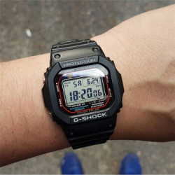 卡西欧gshock巨g经典小方块头文字d防水运动方形男表