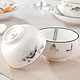 京东PLUS会员：應州東進 釉中彩中式碗盘碗碟套装 江山如画 8件套装
