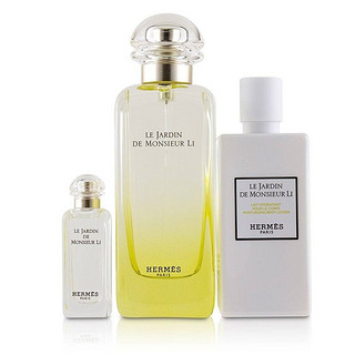 HERMÈS 爱马仕 李先生的花园套装（淡香水100ml+7.5ml+身体乳80ml）