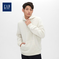 GAP 盖璞 499905 男士仿羊羔绒连帽衫