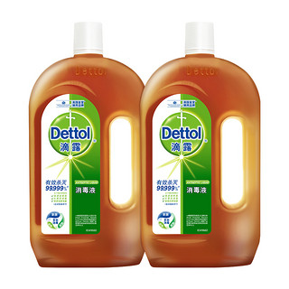 Dettol 滴露 消毒液 1.2L*2瓶 松木