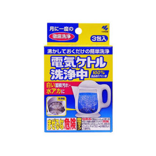 日本进口 小林制药 KOBAYASHI 电热水壶水瓶除水垢清洁剂 柠檬酸安全快速除垢剂 45g/盒