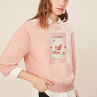 丽丽 LILY 119110A8295 印花圆领卫衣