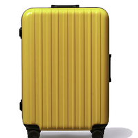 ITO CLASSIC 20英寸柠檬黄abs+pc铝框  万向轮 登机箱 拉杆旅行箱 铝框行李箱