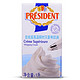 总统（President）稀奶油 淡奶油 1L 法国进口烘焙原料 *3件