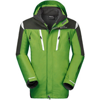 ALPINT MOUNTAIN 男款户外冲锋衣两件套三合一 610-001 绿色 XL