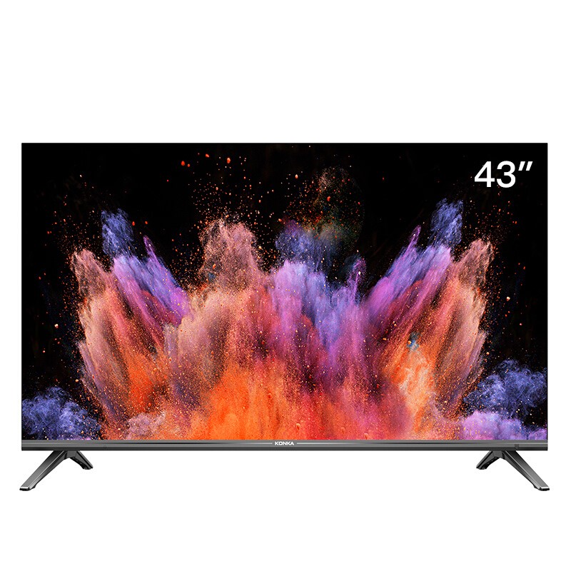 康佳led43u5 43英寸 4k超高清 金属机身 全面屏 ai智能语音 网络平板