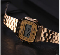 CASIO 卡西欧 A168WG-9W 中性电子腕表