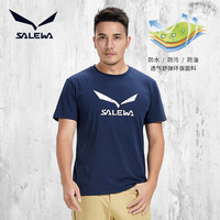 SALEWA 沙乐华 T恤男明星同款防泼水防污防油透气户外运动宽松短袖