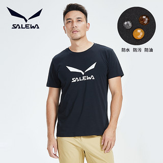 SALEWA 沙乐华 T恤男明星同款防泼水防污防油透气户外运动宽松短袖