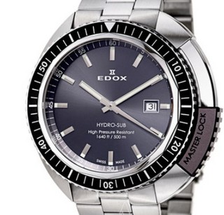 EDOX 依度 HYDRO-SUB系列 53200-3NGM-GIN 男款时装腕表