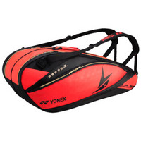 尤尼克斯YONEX羽毛球包林丹专用6支装双肩背拍包BAG-13LDEX 鲜红色