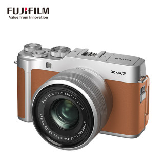 FUJIFILM 富士 X-A7 微单相机 套机 15-45mm 星光棕