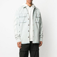 OFF-WHITE 14752337 男士牛仔衬衫